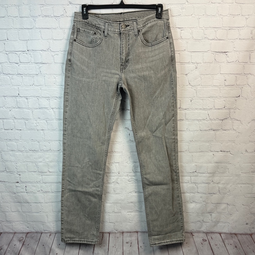 Levi's 514 Men's Light Gray Straight Jeans 32 34